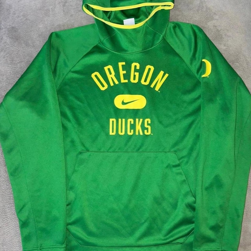 Nike Oregon Ducks Dri-FIT Hoodie Green L